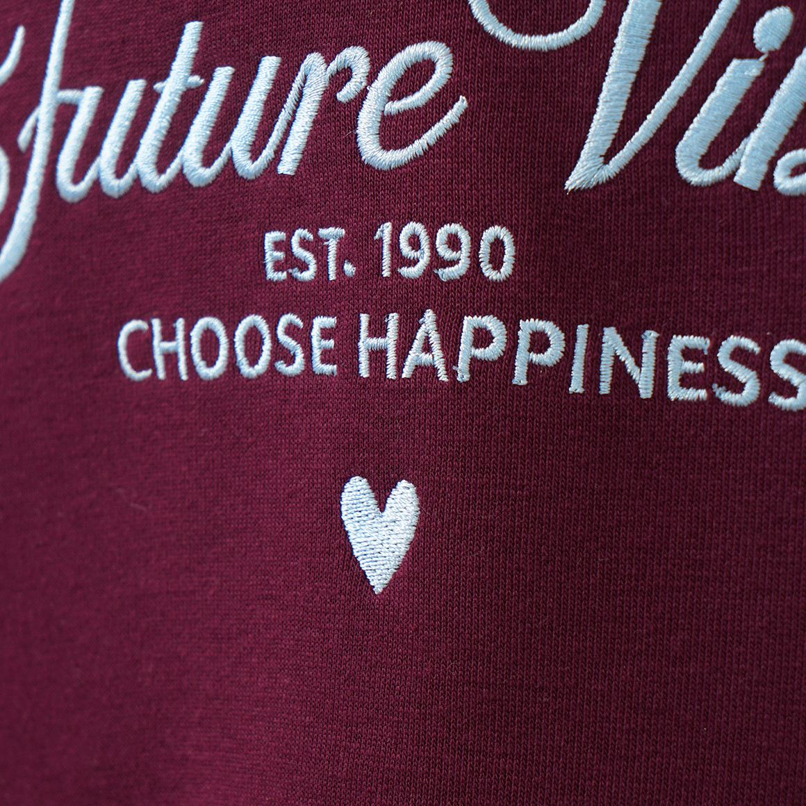 Meisjes hoodie met borduursel