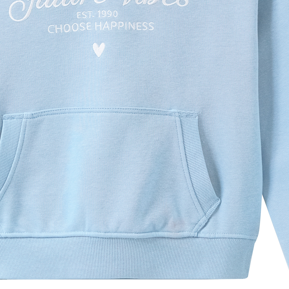 Meisjes hoodie met borduursel