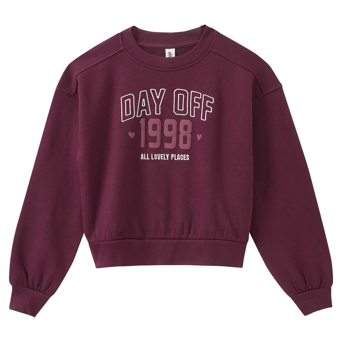 Mädchen Sweatshirt mit Stickerei