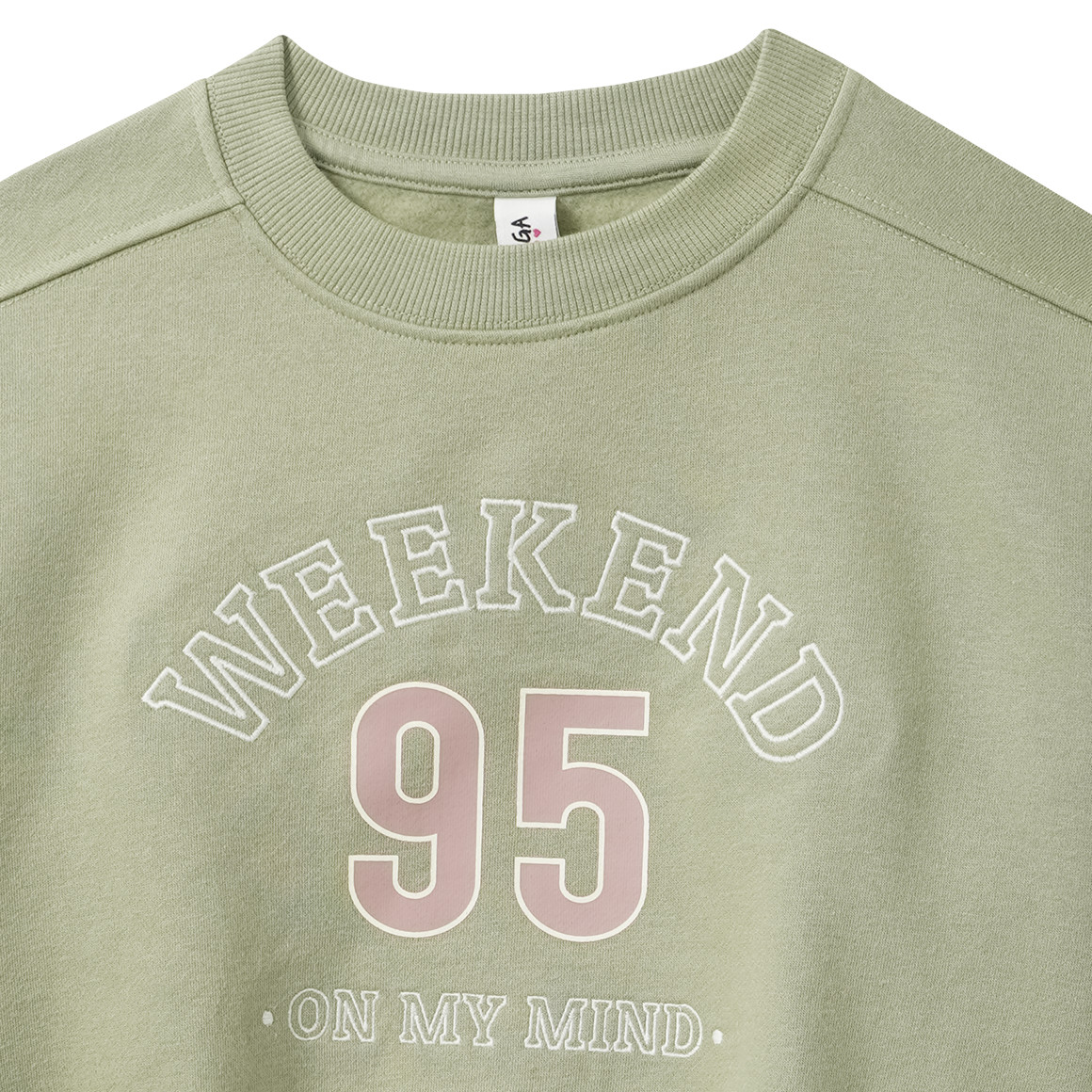 Mädchen Sweatshirt mit Stickerei