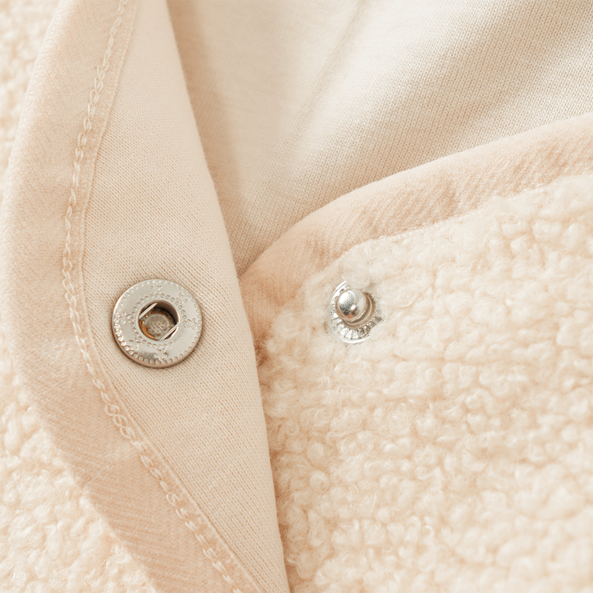 Teddy-gilet voor meisjes met knoopsluiting
