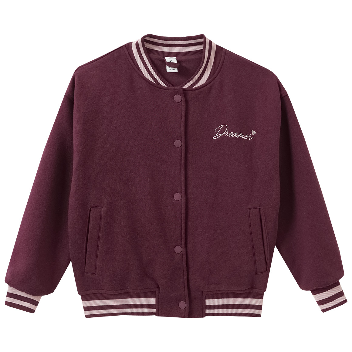Mädchen Collegejacke mit Stickerei