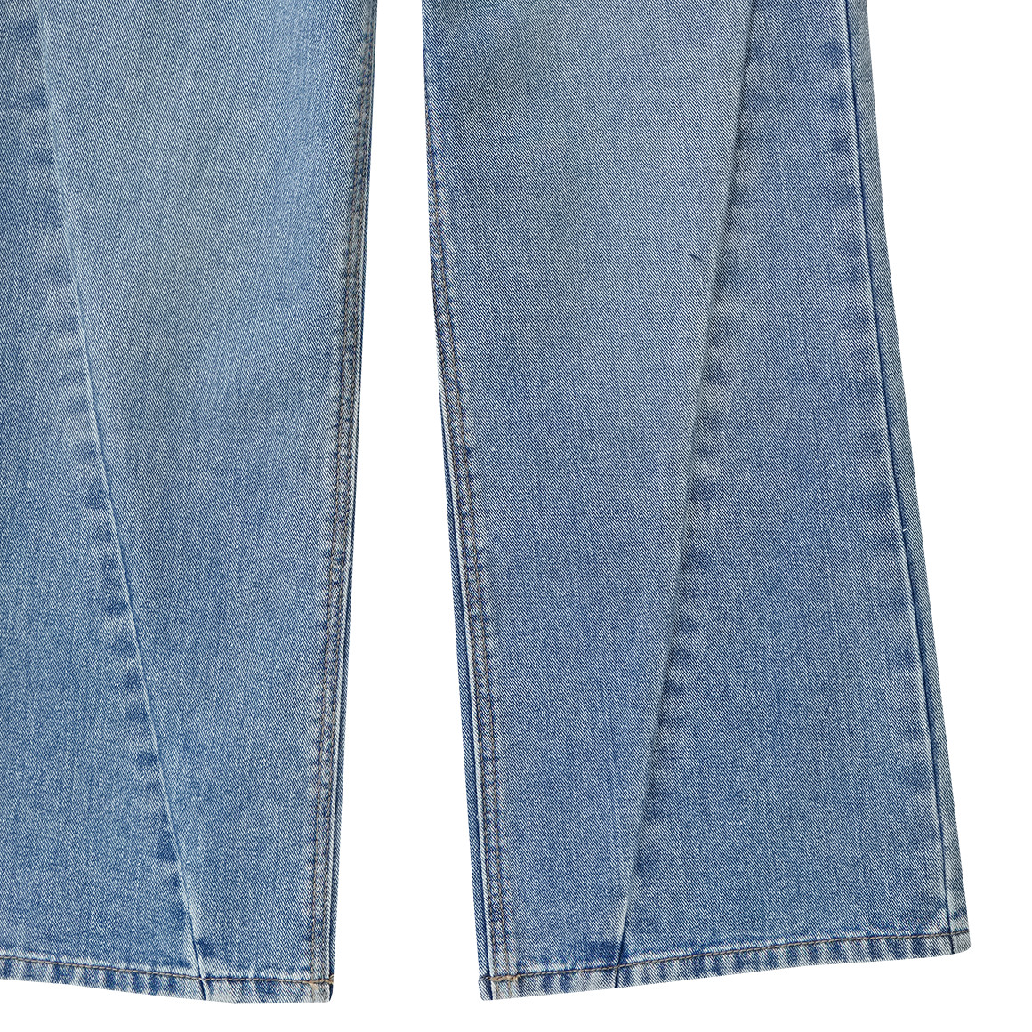 Mädchen Wide-Leg-Jeans mit Gürtel