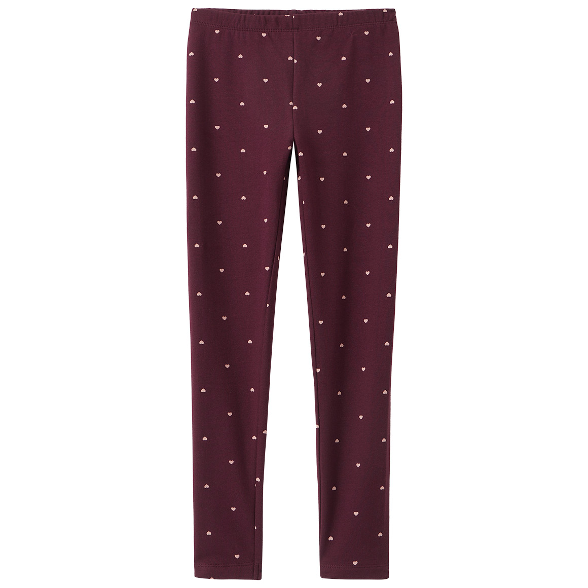 Mädchen Sweatleggings mit Herzchen-Print