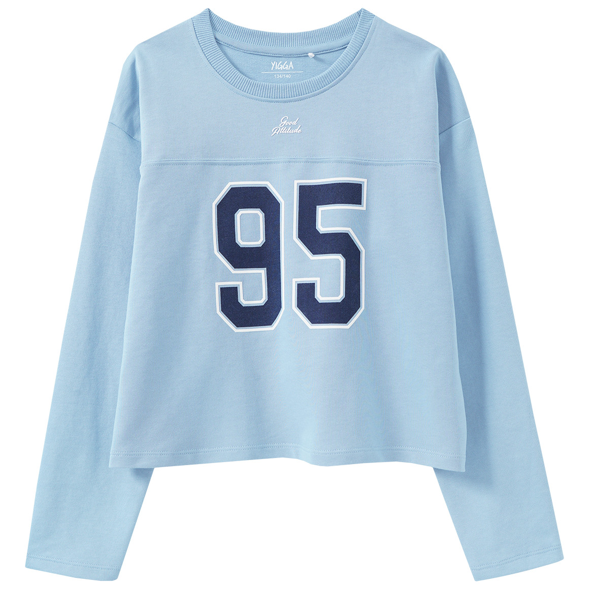 Mädchen Langarmshirt im College-Style