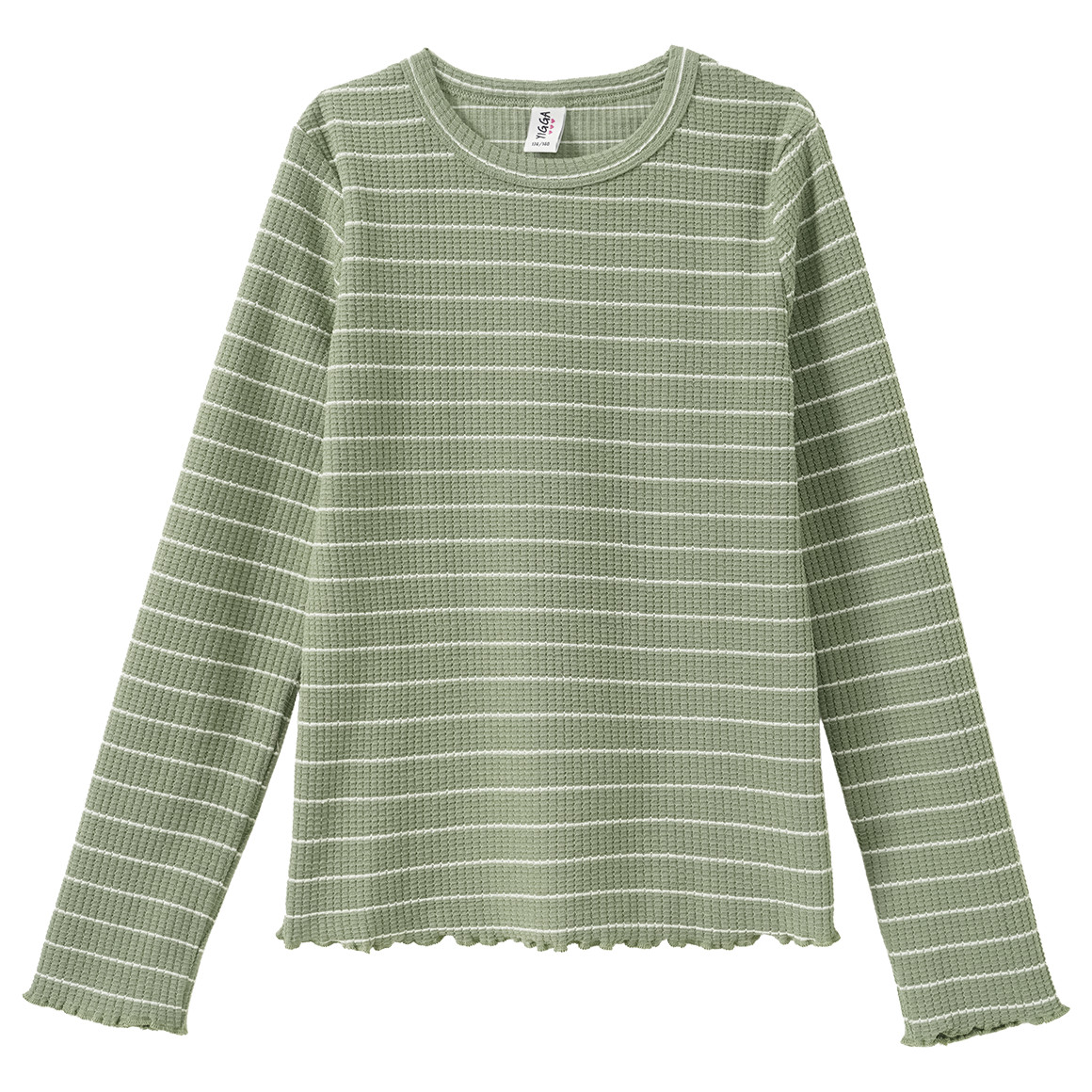 Mädchen Langarmshirt mit Struktur