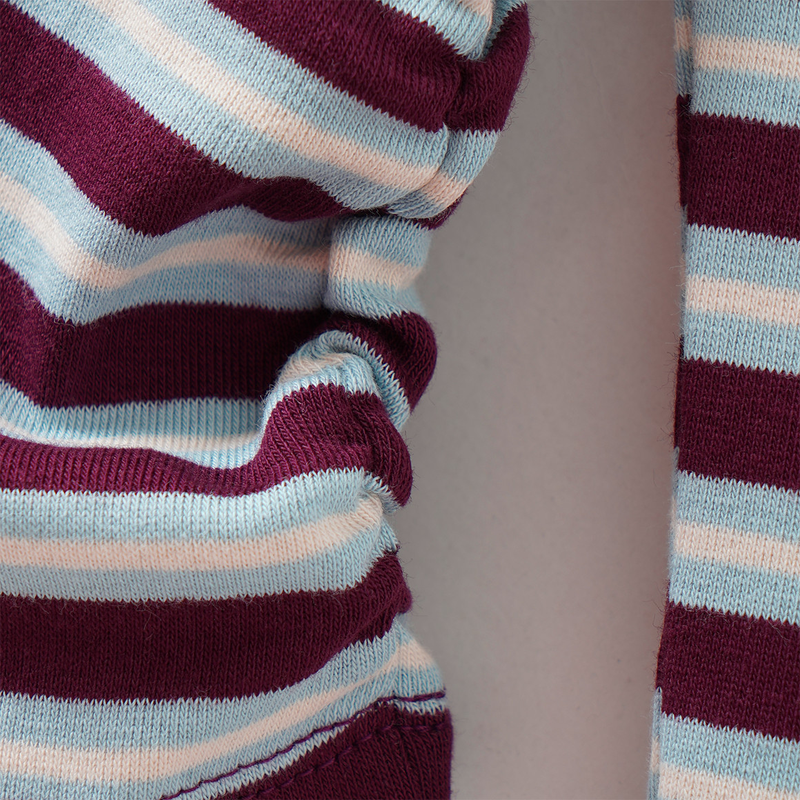 Mädchen Langarmshirt im Ringel-Look