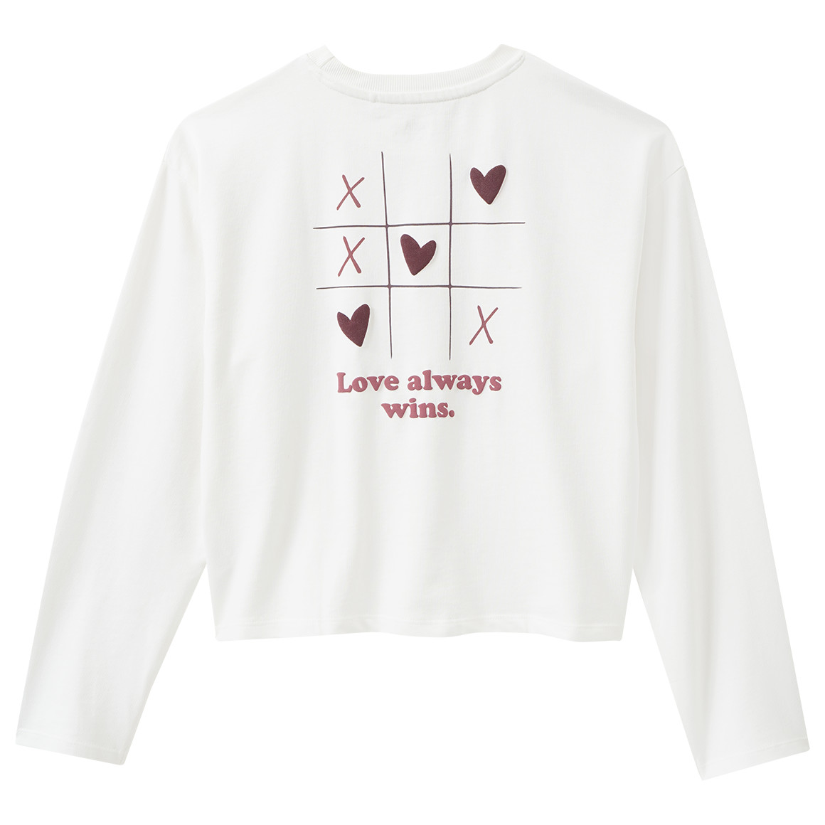 Mädchen Langarmshirt mit Rücken-Print