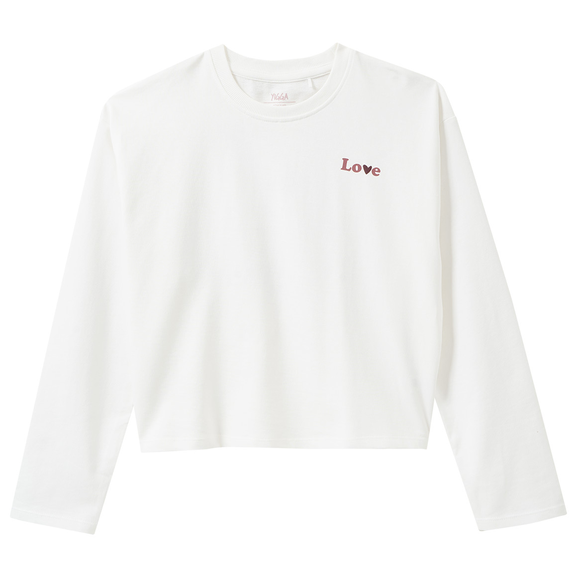 Mädchen Langarmshirt mit Rücken-Print