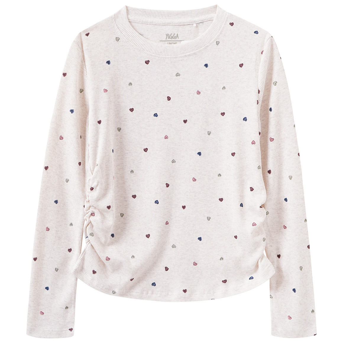 Mädchen Langarmshirt mit Allover-Print