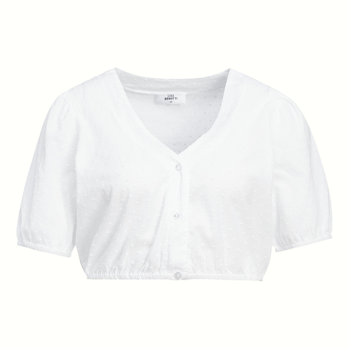 Damen Dirndl-Bluse mit Struktur