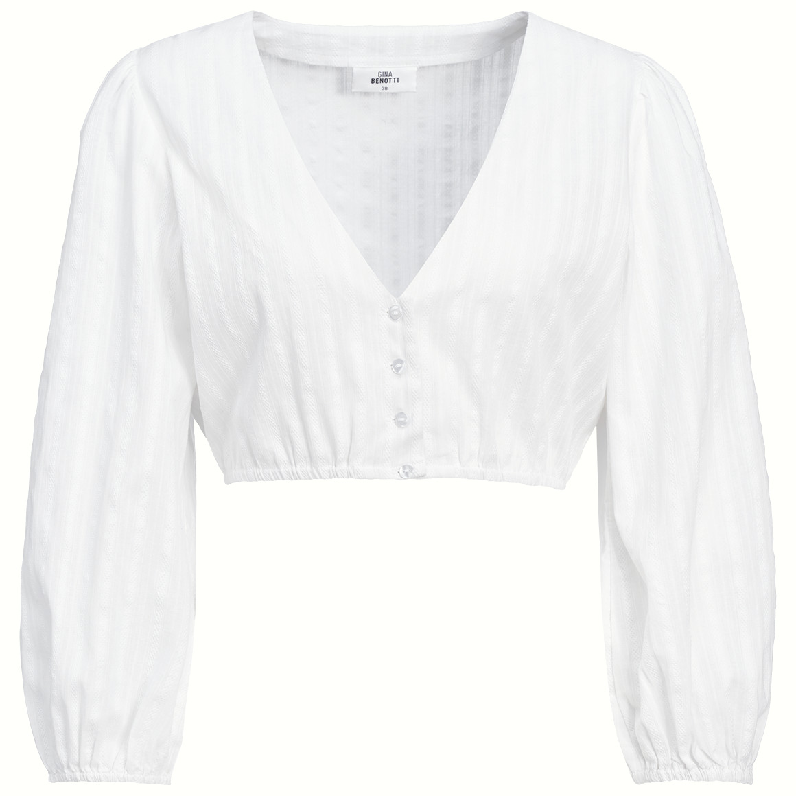 Damen Dirndl-Bluse unifarben