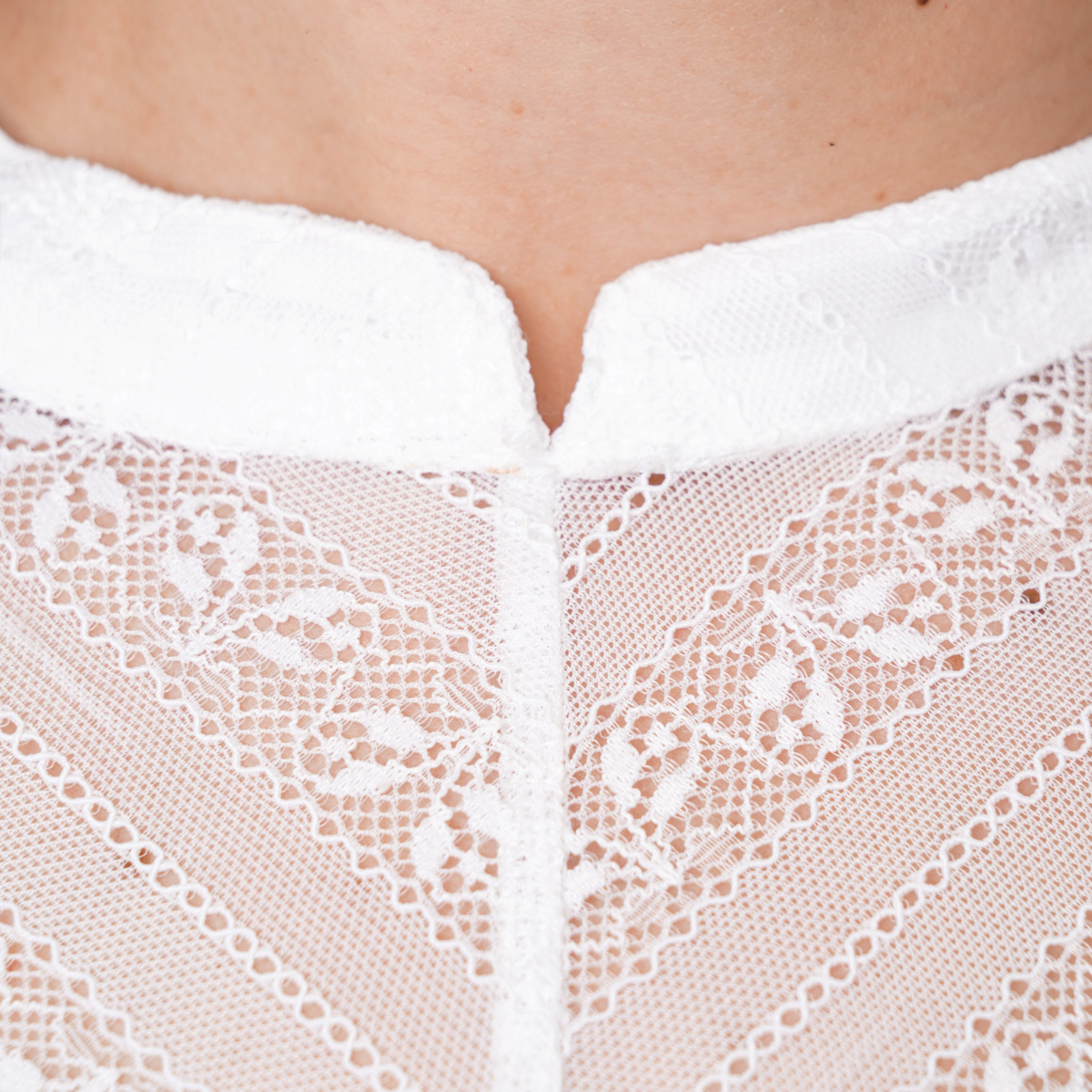 Damen Dirndl-Bluse aus Spitze