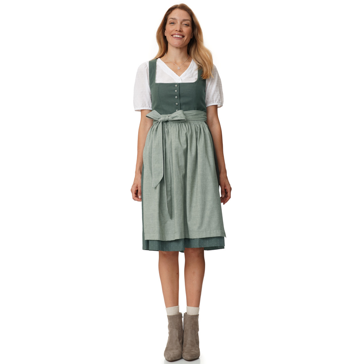 Damen Dirndl mit Jacquard-Muster