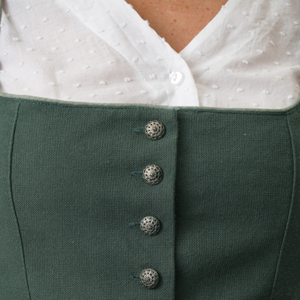 Damen Dirndl mit Jacquard-Muster