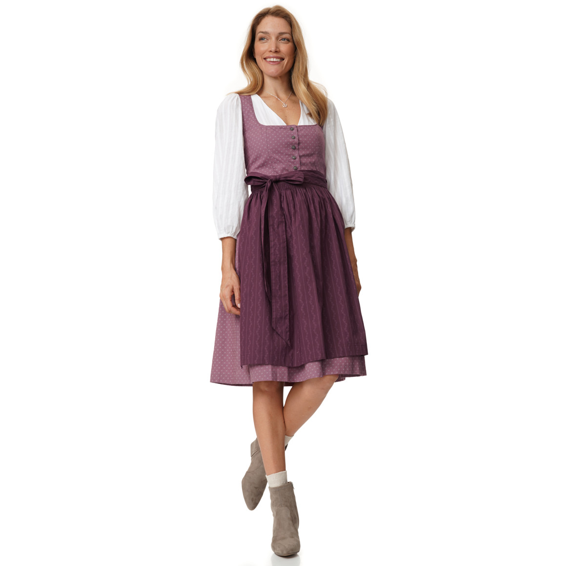 Damen Dirndl mit Allover-Muster