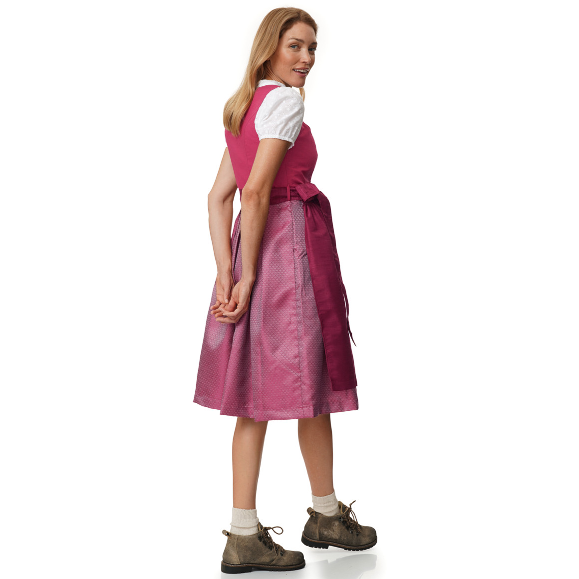 Damen Dirndl mit Jacquard-Muster