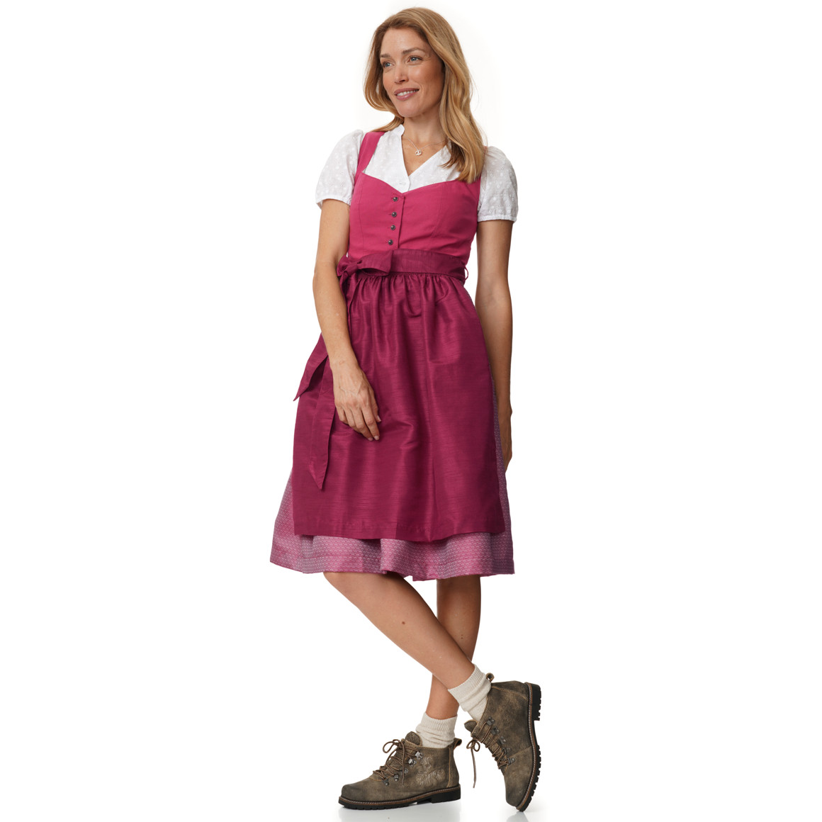 Damen Dirndl mit Jacquard-Muster