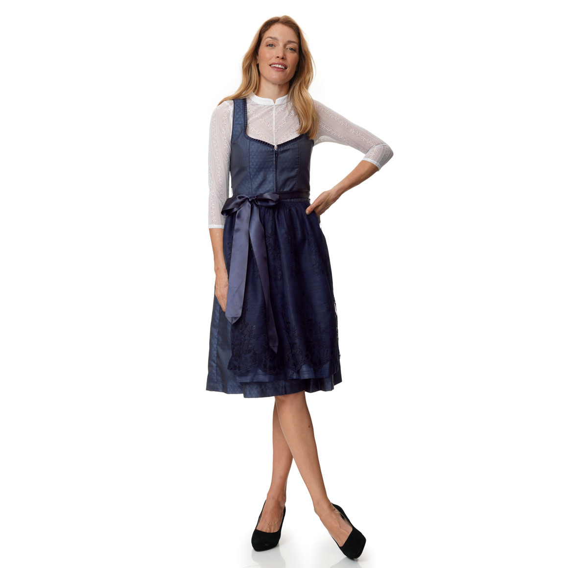 Damen Dirndl mit Allover-Muster