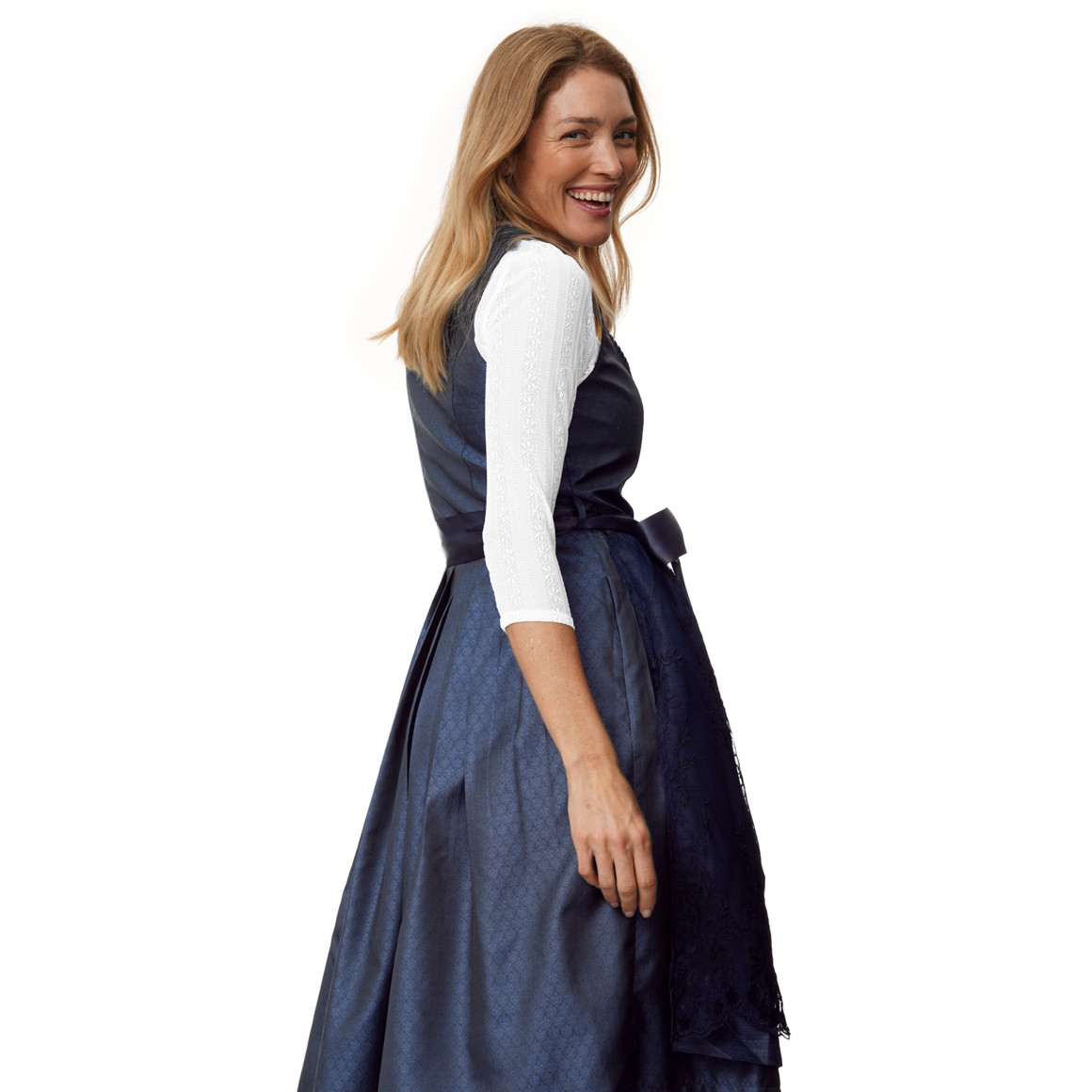 Damen Dirndl mit Allover-Muster