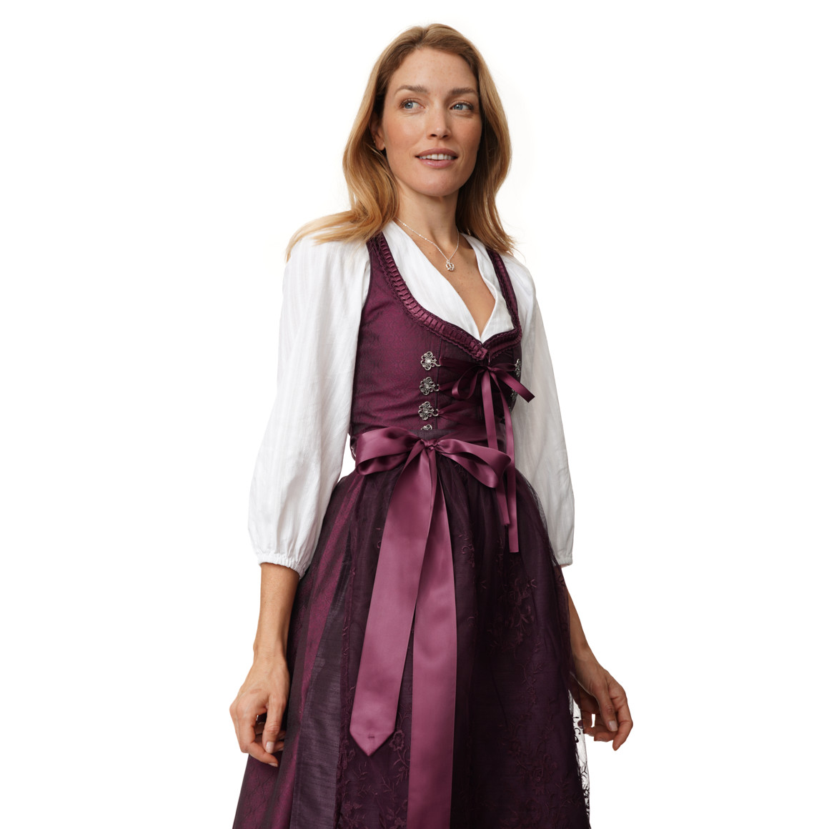 Damen Dirndl mit Jacquard-Muster