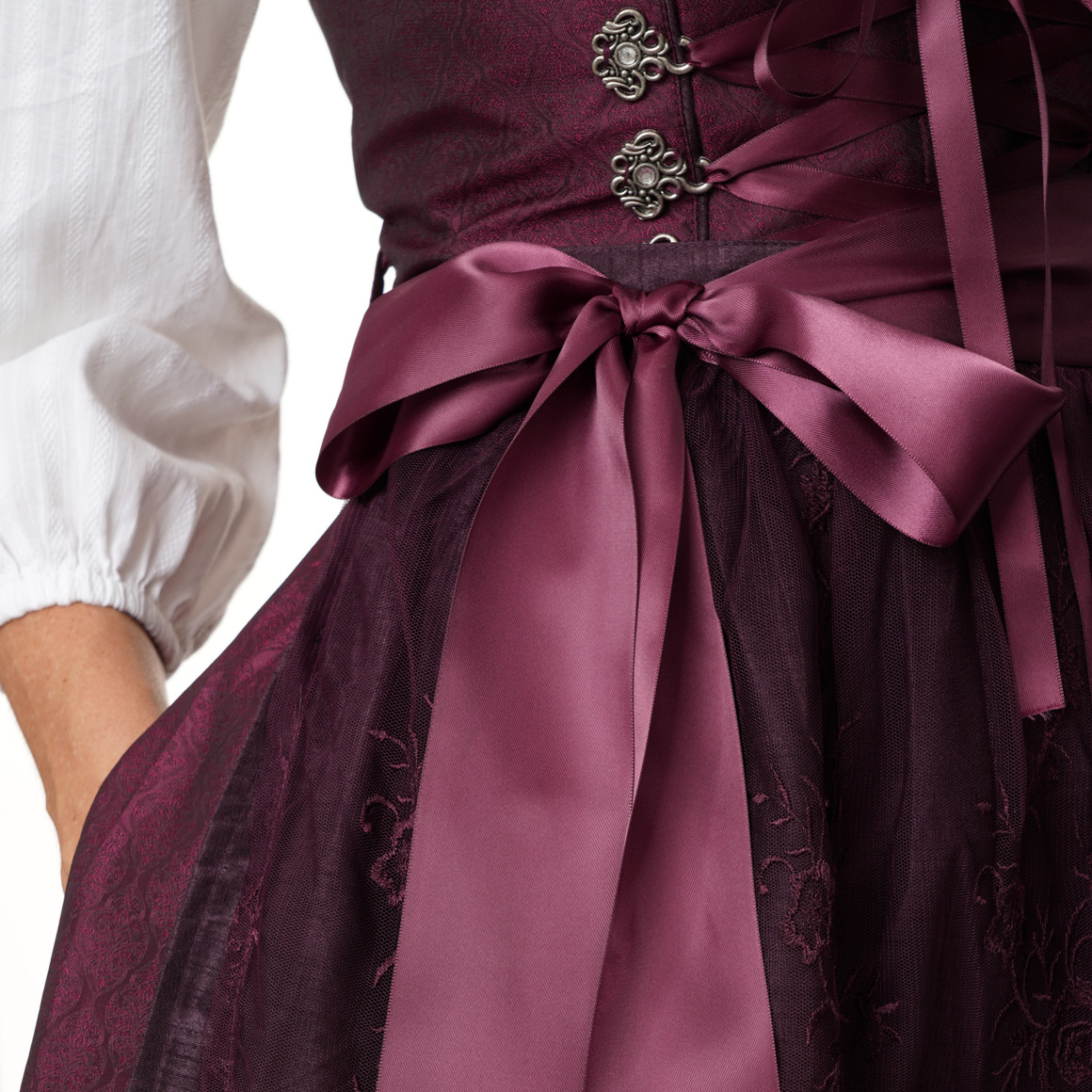 Damen Dirndl mit Jacquard-Muster