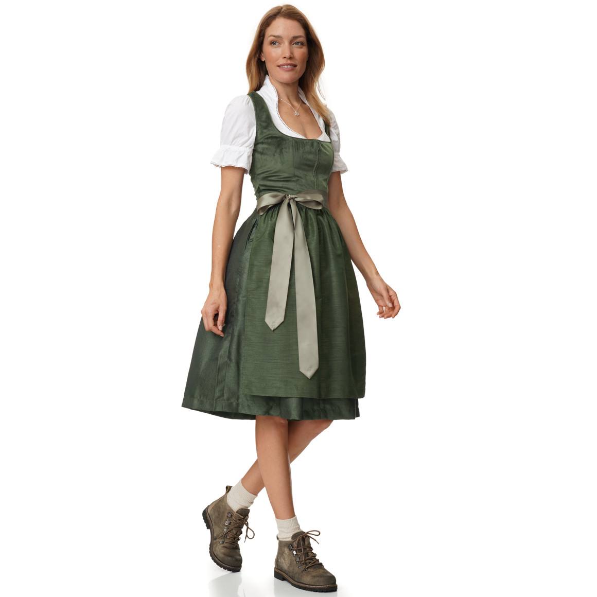 Damen Dirndl unifarben
