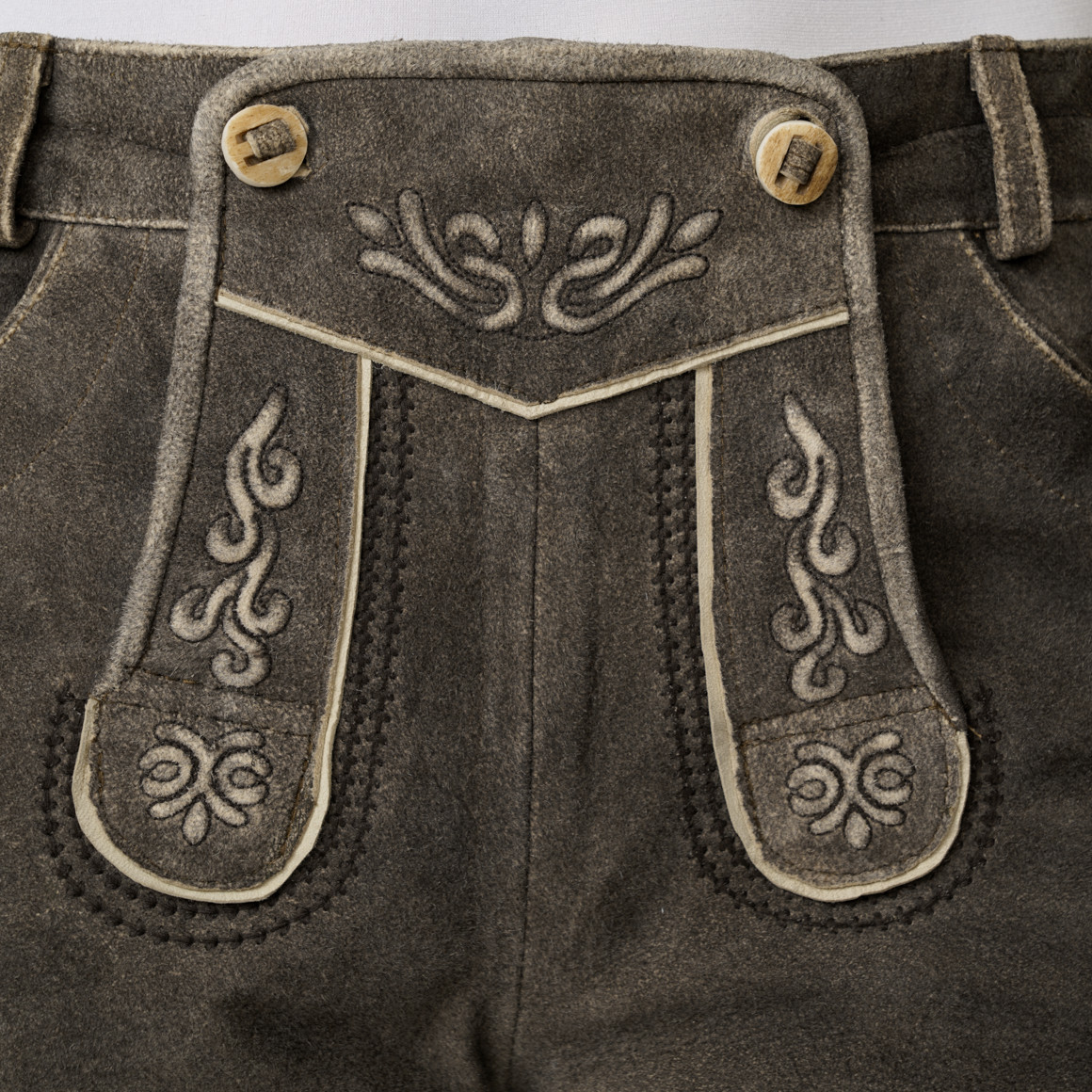 Damen Lederhose mit Stickereien