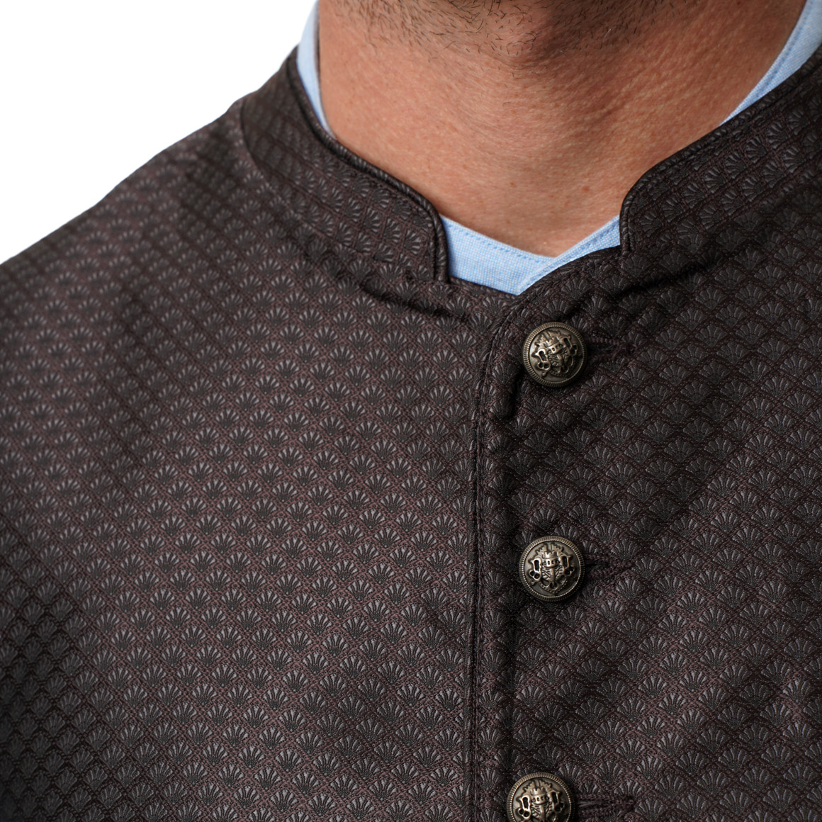 Herren Trachtenweste mit Allover-Muster