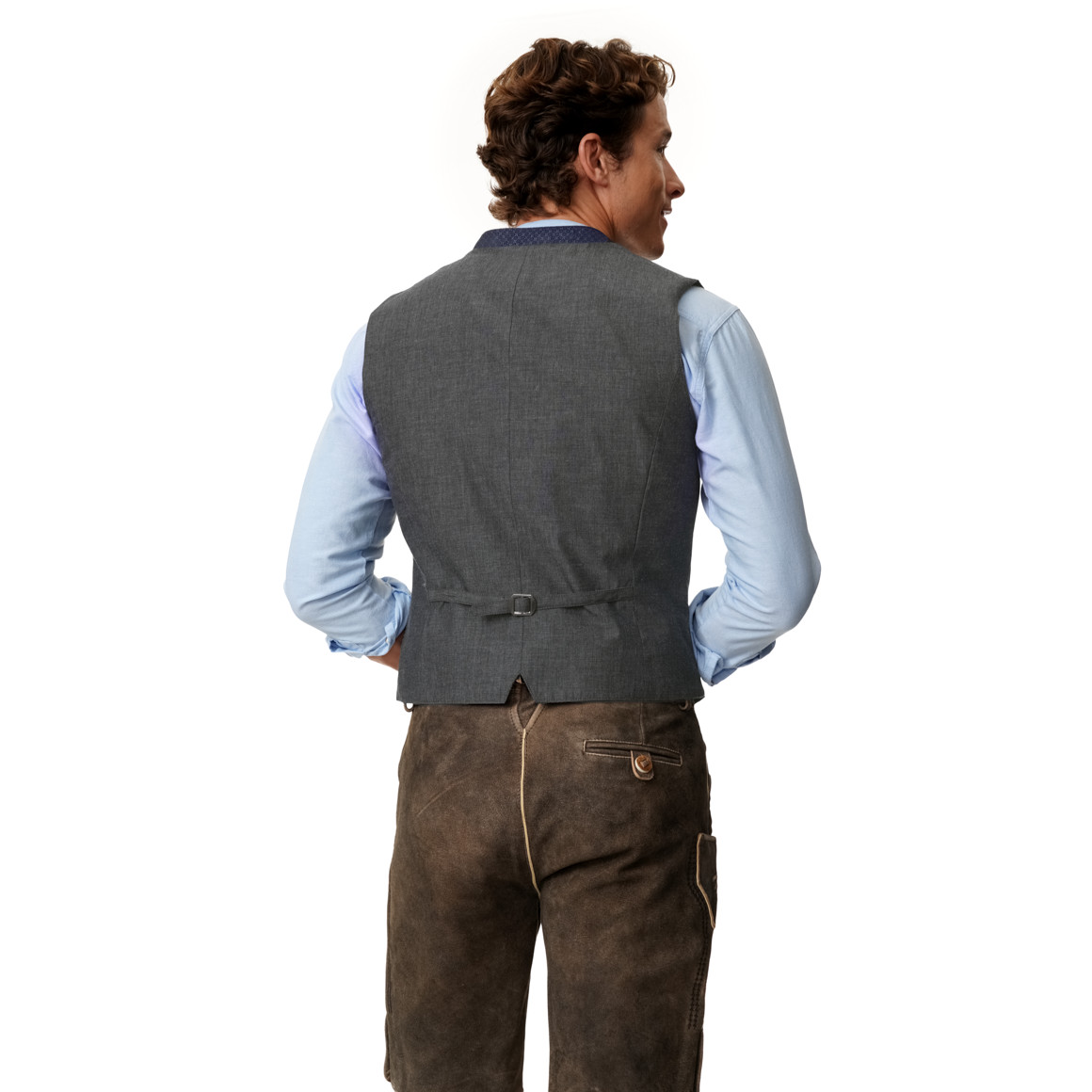 Herren Trachtenweste mit Allover-Muster