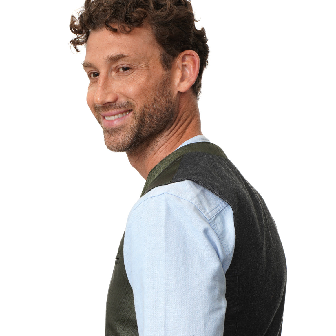 Herren Trachtenweste mit Allover-Muster