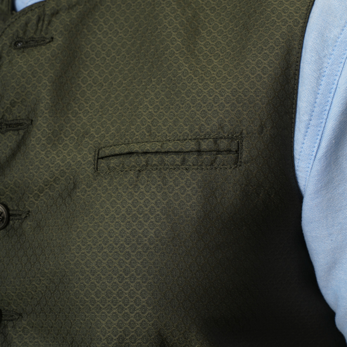 Herren Trachtenweste mit Allover-Muster