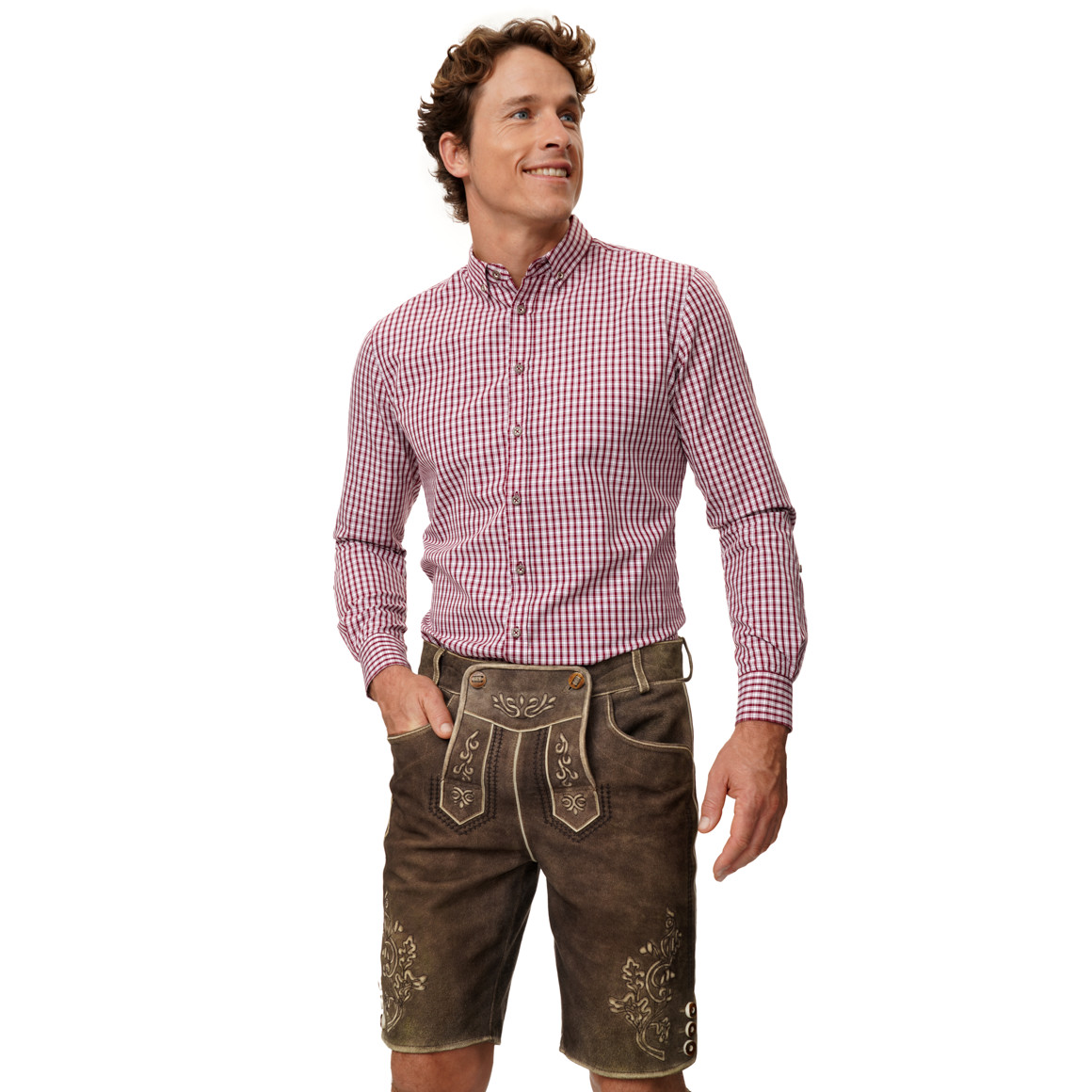 Herren Hemd mit Karo-Muster