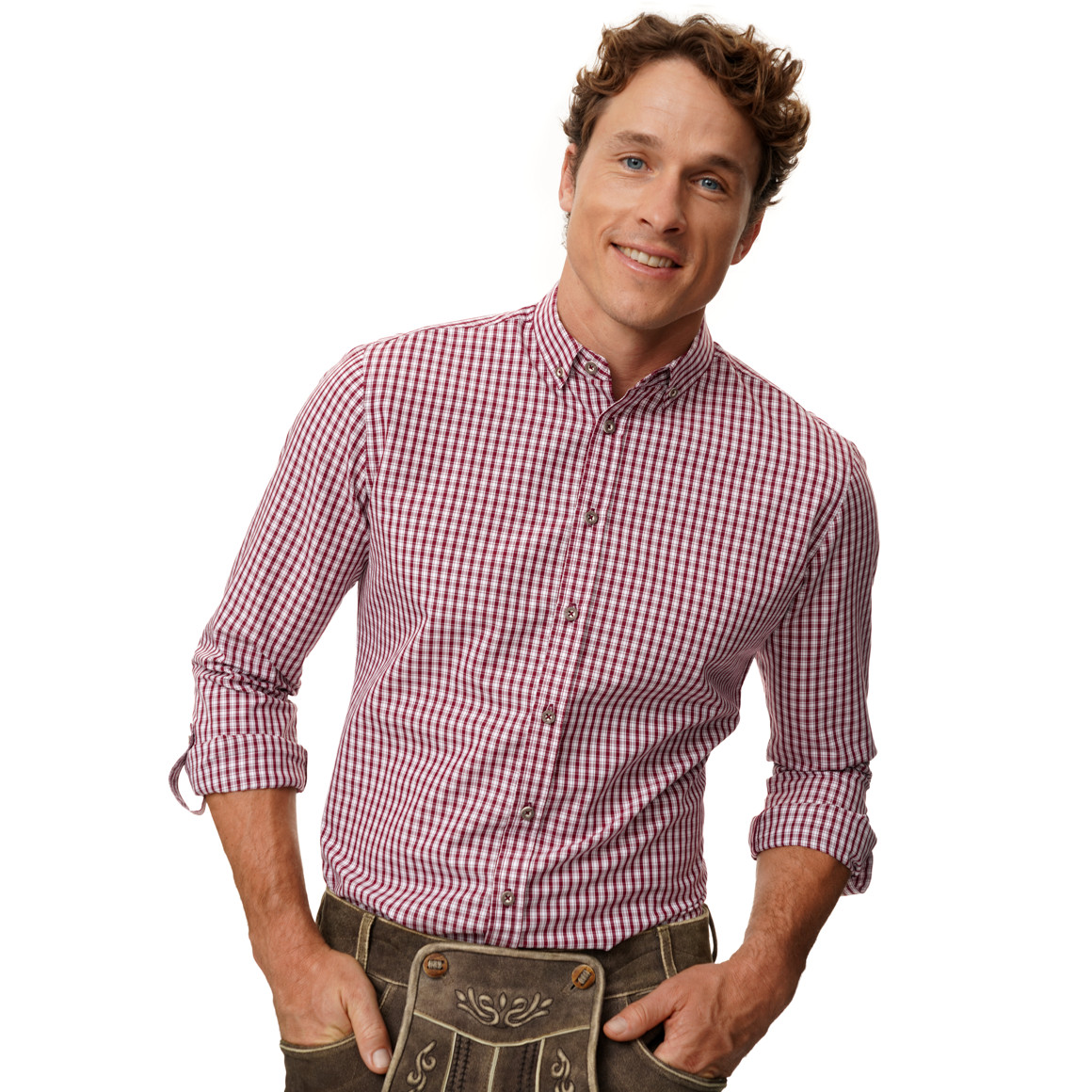 Herren Hemd mit Karo-Muster