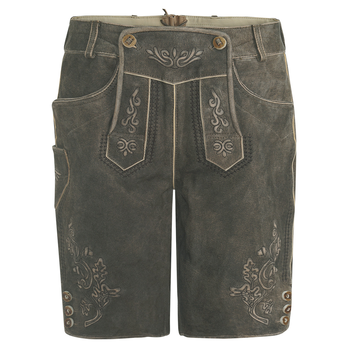 Herren Lederhose mit Stickereien