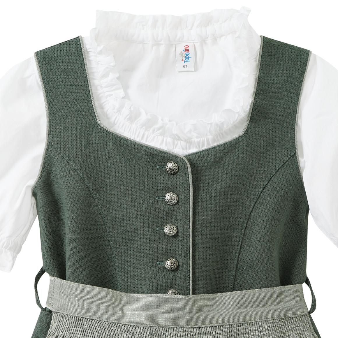 Mädchen Dirndl mit Bluse