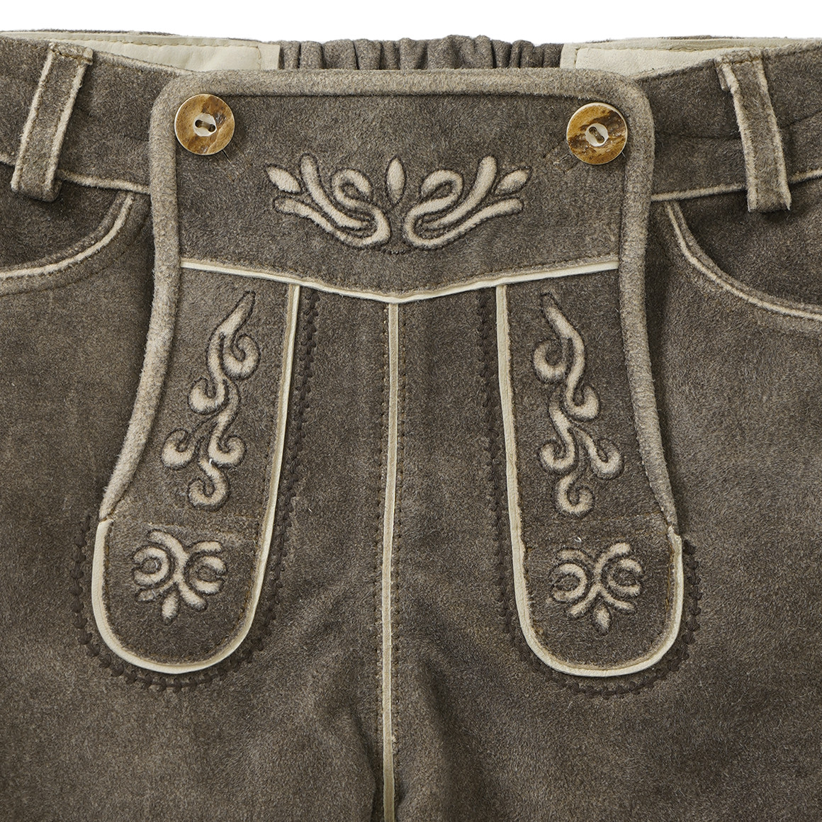 Jungen Lederhose mit Stickereien