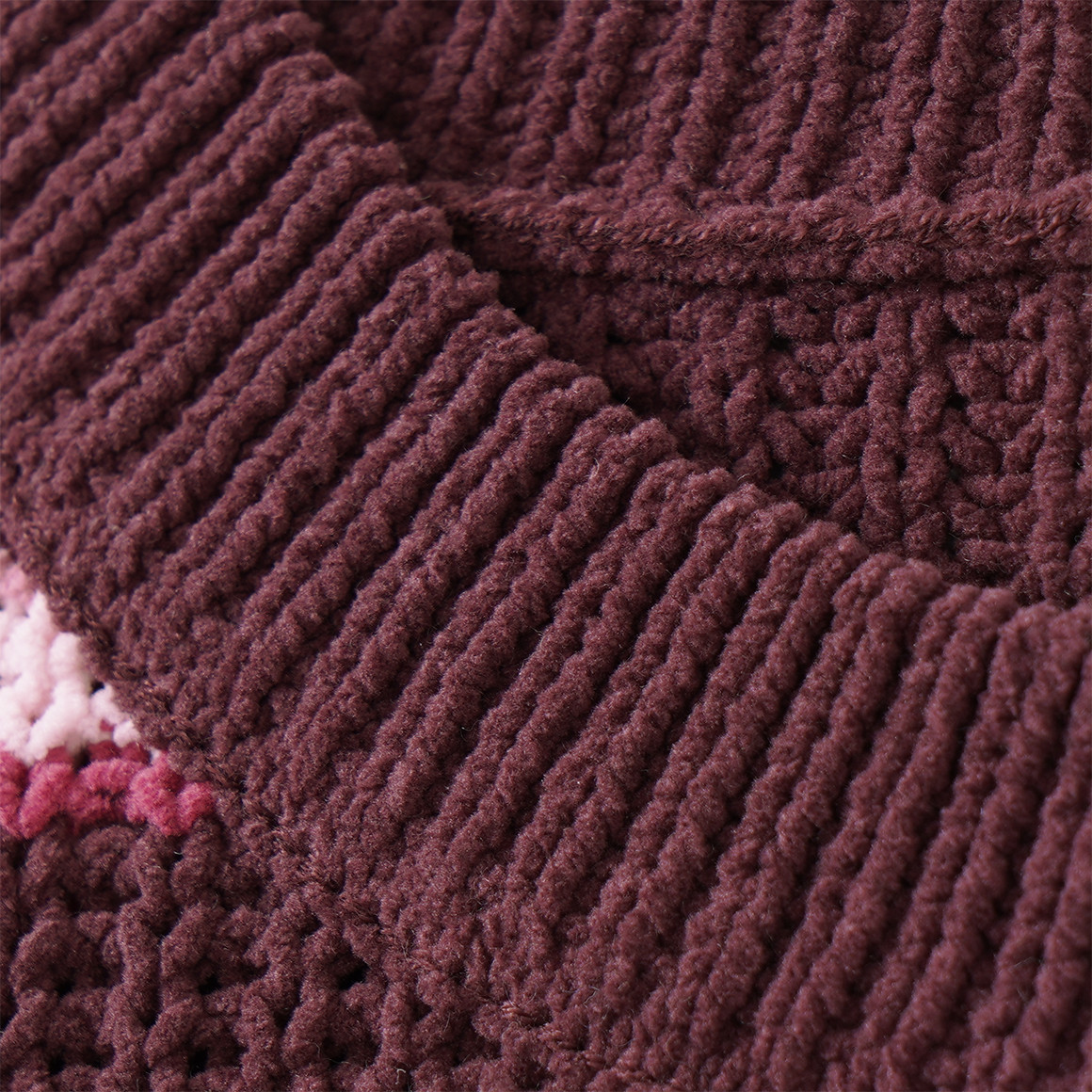 Mädchen Strickpullover aus Chenille