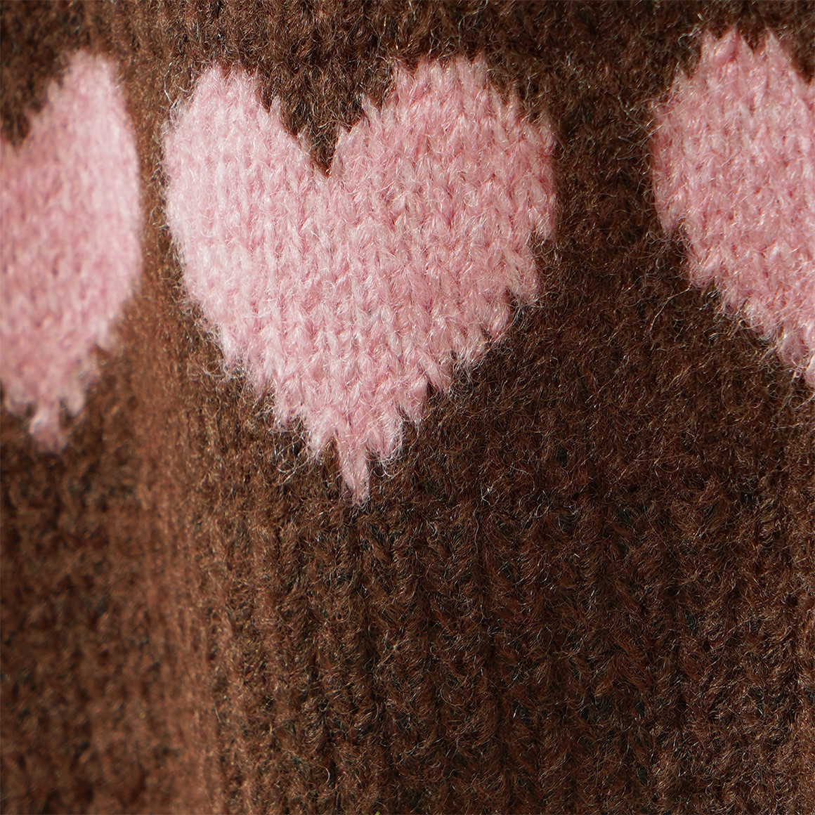 Mädchen Pullover mit Herz-Motiven
