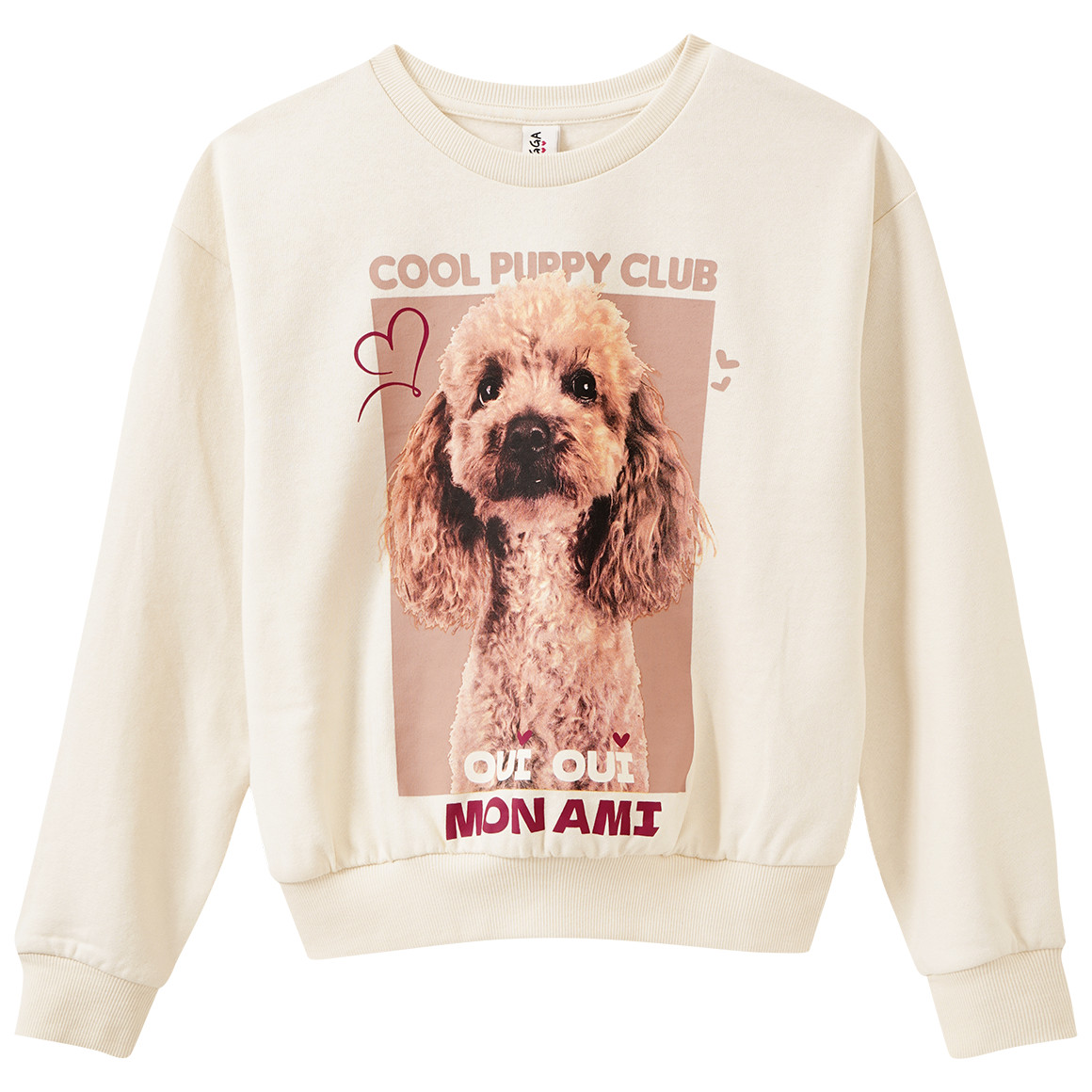 Mädchen Sweatshirt mit Print