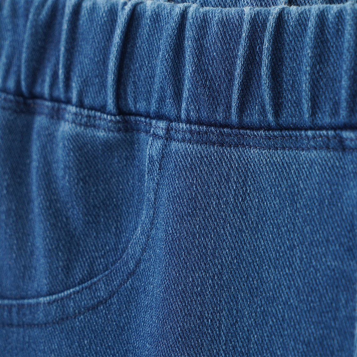 Mädchen Hose in Denim-Optik