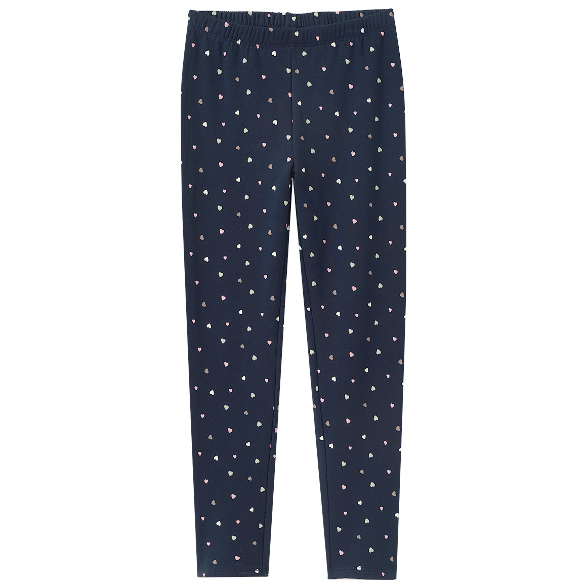 Mädchen Sweatleggings mit Herzchen allover