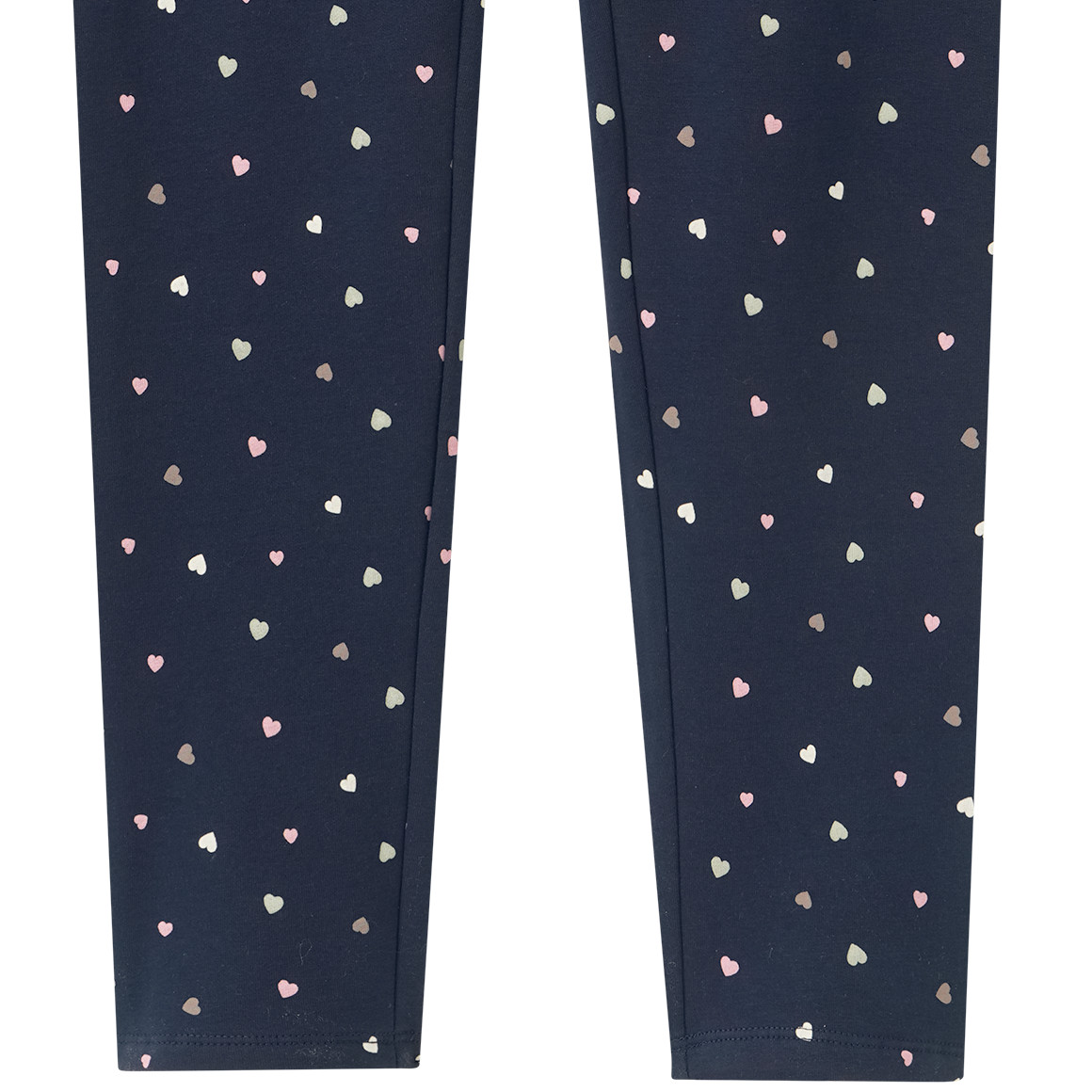 Mädchen Sweatleggings mit Herzchen allover
