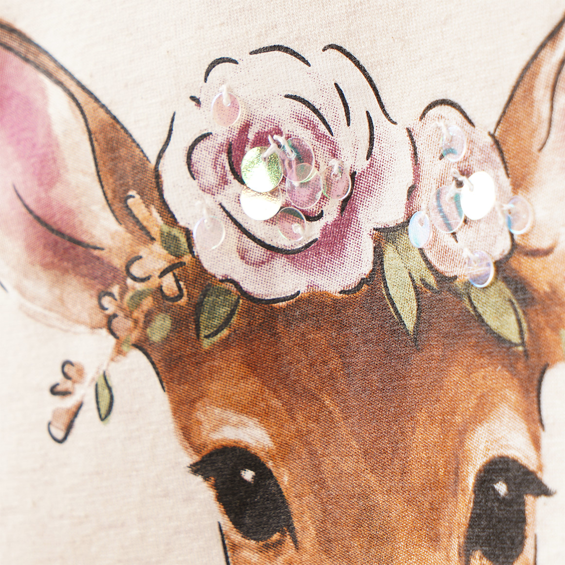 Mädchen Langarmshirt mit Tier-Motiv