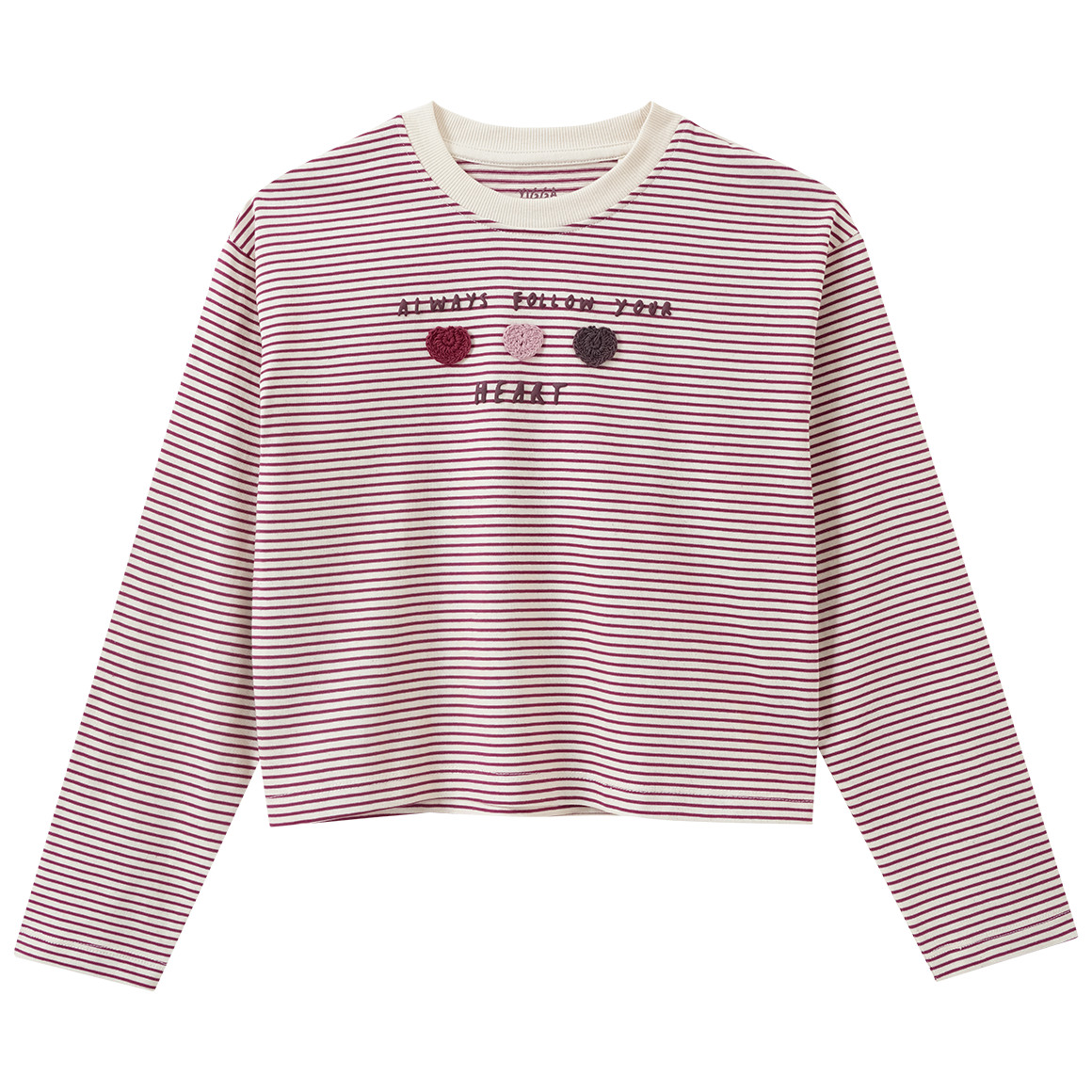 Mädchen Langarmshirt mit Applikation