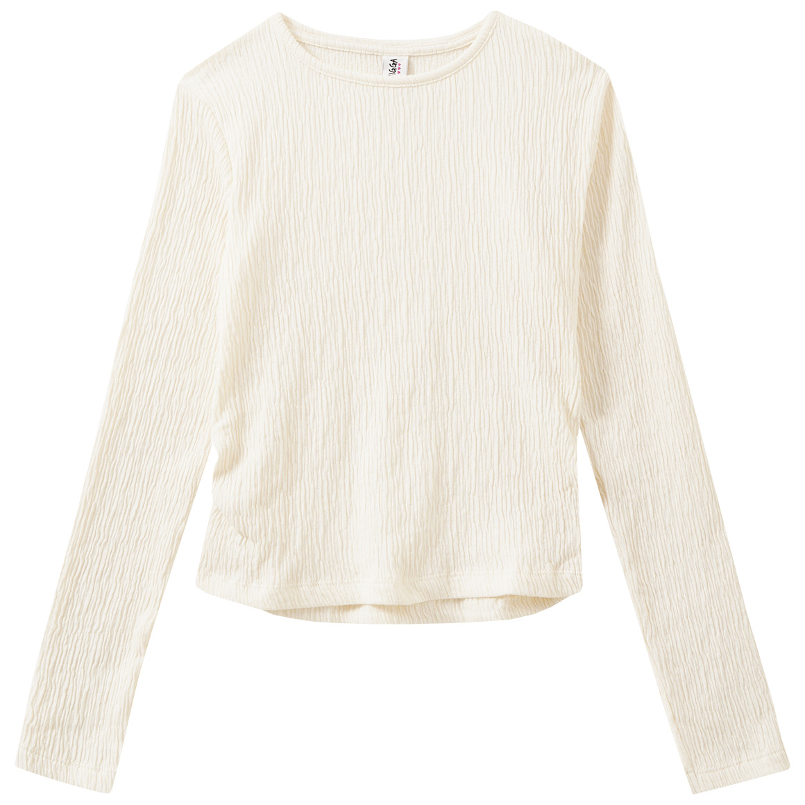 Mädchen Langarmshirt mit Struktur