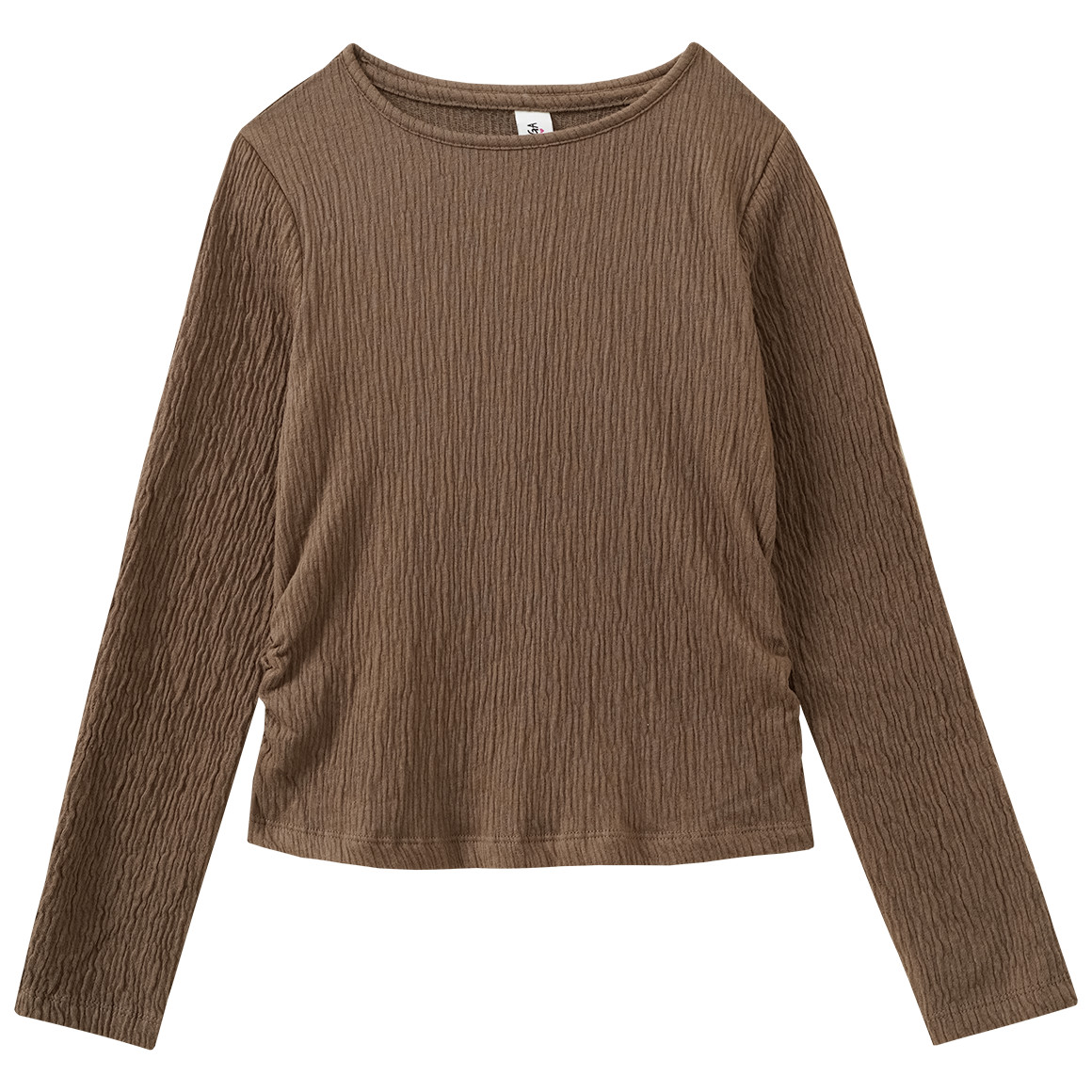 Mädchen Langarmshirt mit Struktur