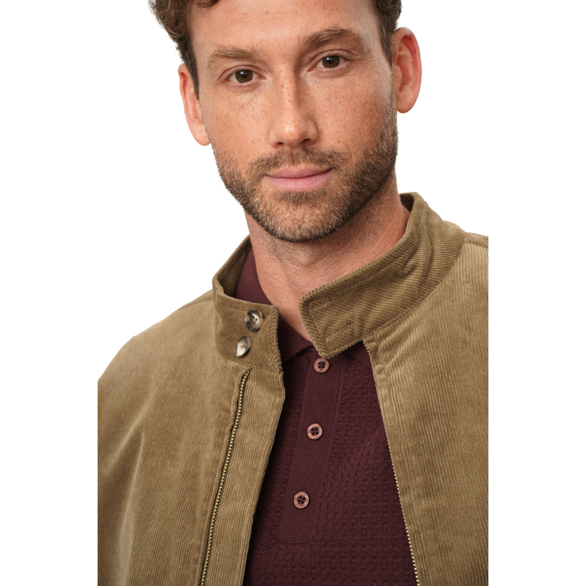 Herren Cordjacke mit Karofutter