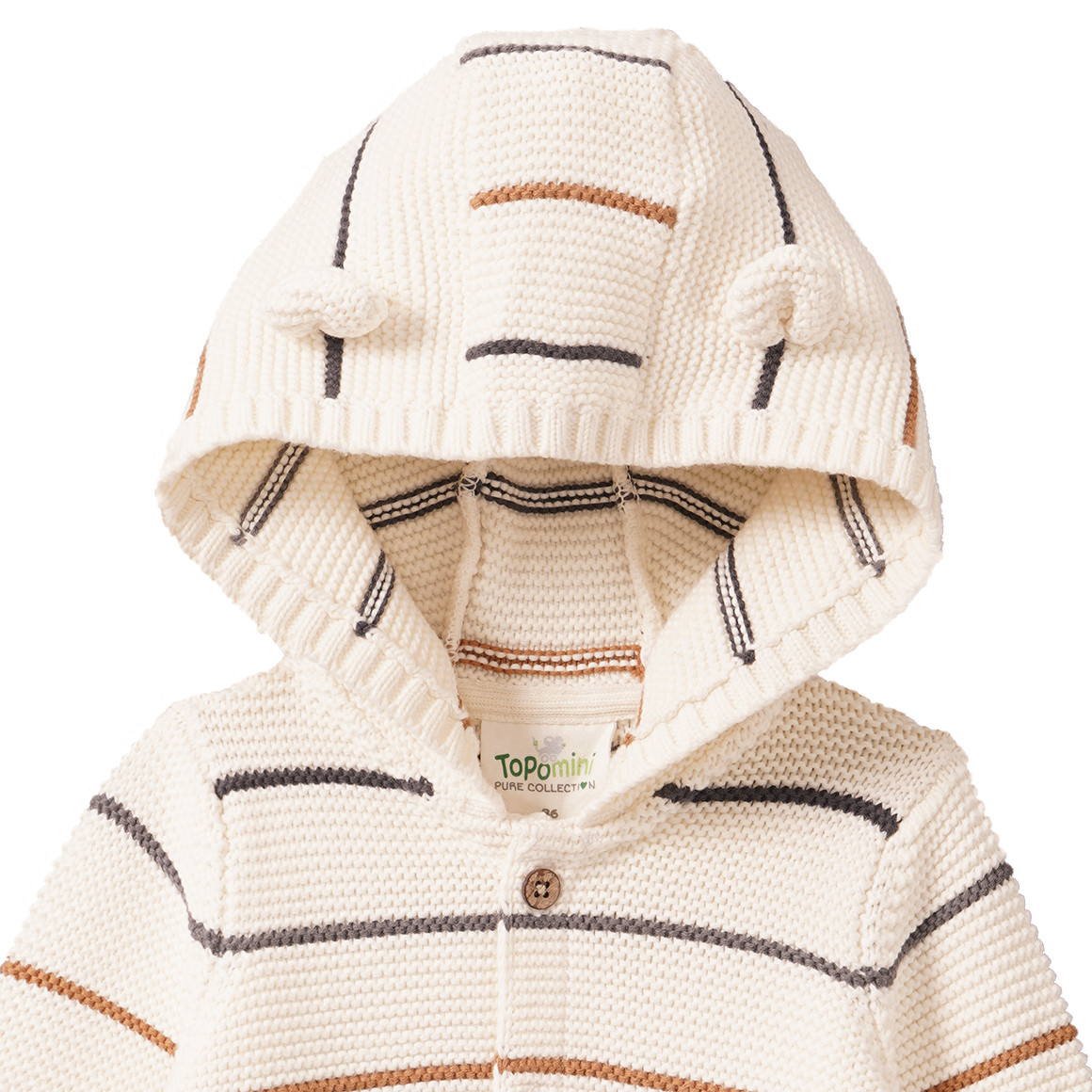 Baby Strickjacke mit Öhrchen