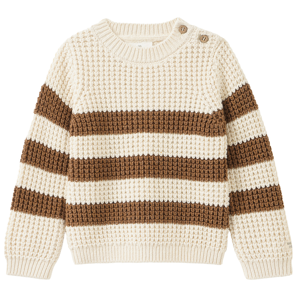 Baby Strickpullover mit Streifen